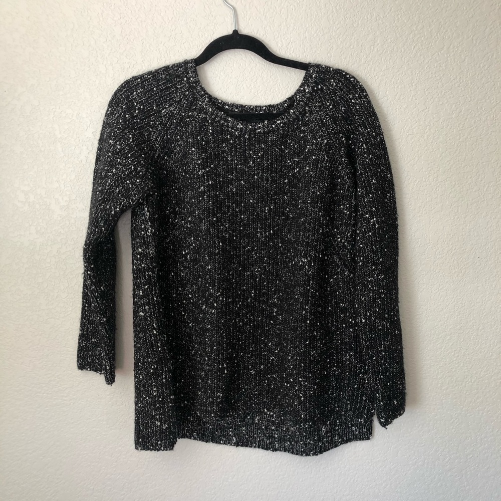 Black & grey flecked sweater